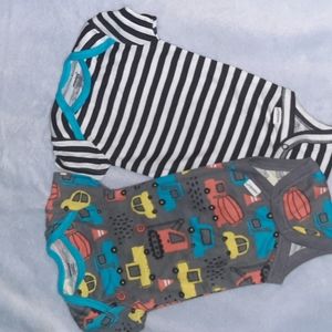 BUNDLE of Two Onesies bodysuits 0-3 months NWOT